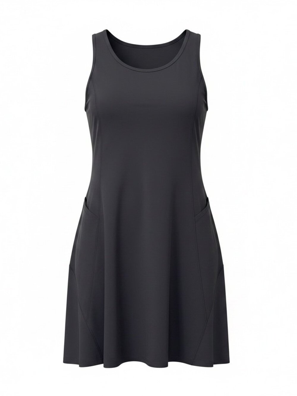 Marika Dry-Wik Sleeveless Athletic Dress Gray Medium NWT Pockets